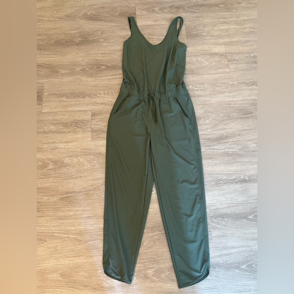 Patagonia Green Fleetwood Jumpsuit Relaxed Fit